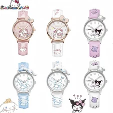 Sanrio Kids Waterproof Quartz Watch -Hello Kitty, Kuromi, Cinnamoroll