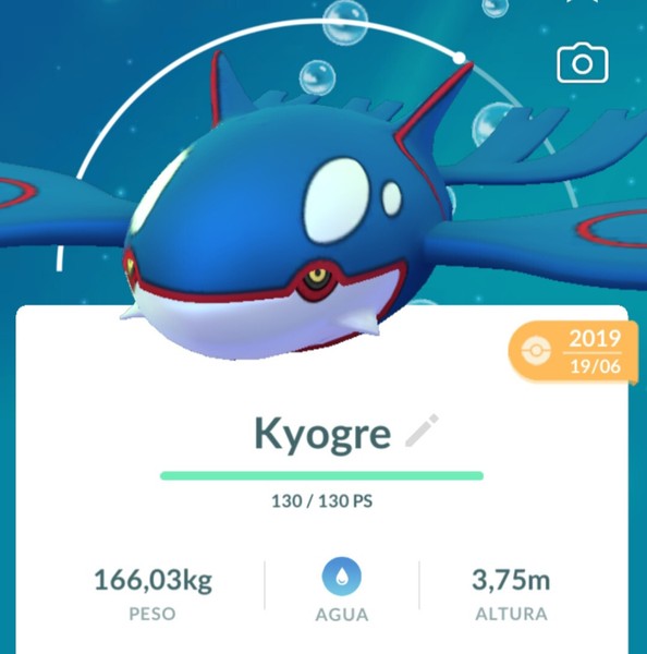 Pokemon Legendary Kyogre POKEMON GO