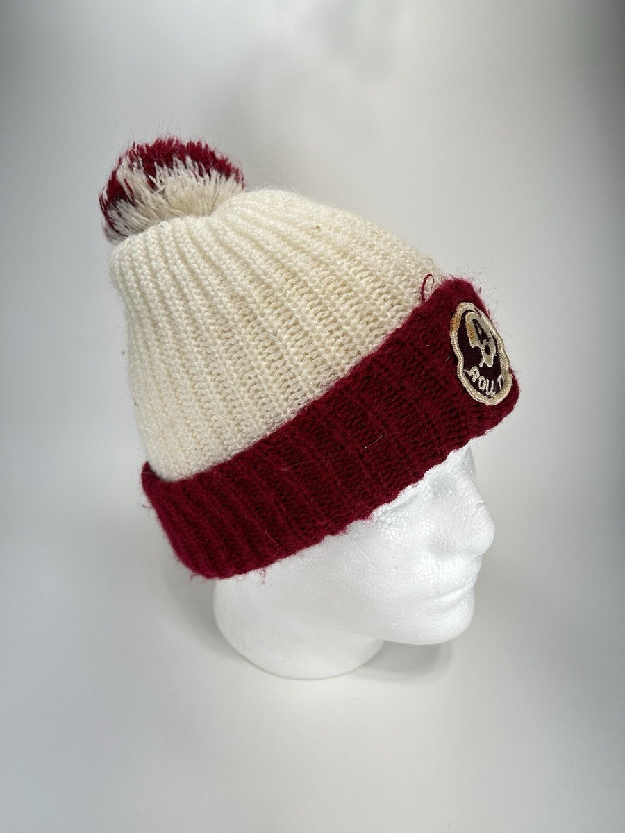 Vintage 70s Alabama Crimson Tide Roll Tide Beanie Knit Hat  display picture 1