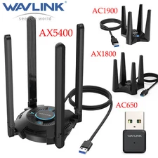 WiFi AX5400 USB WiFi Adapter 2.4G 5G Dual/Tri Band USB3.0 Dongle for PC Desktop