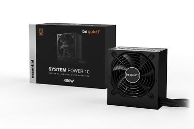 450W be quiet! SYSTEM POWER 10 Netzteil 80 PLUS  Bronze Computer PC leiser BN326