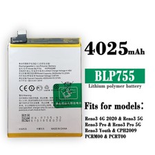 Battery For Oppo Reno3 Pro Reno 3 5G Find X2 Lite CPH2009 PCRT0O BLP755 Internal