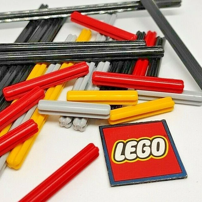 LEGO Technic Axles - Choose Length & Colour (Packs of 4) Design 4519, 3706, etc. - Image 2 of 4