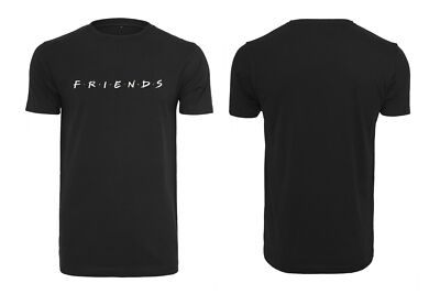 Merchcode Herren T-Shirt Print Friends Logo Tee Rundhals Kurzarm Übergrößen