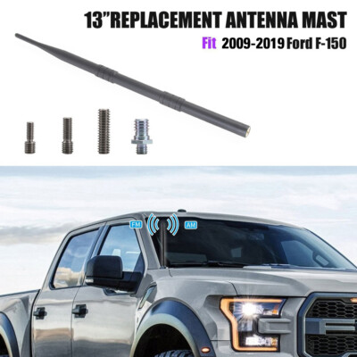 13 inches Flexible Rubber FM/AM Antenna For Ford F150 2009-2019 Replacement 1pcs
