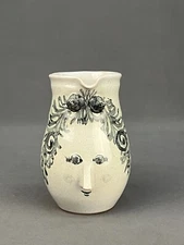 BJØRN WIINBLAD Signed 6" Studio Workshop Face Jug Pitcher c. 1961: MINT