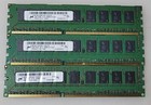 Micron Lot of 3 (3X2GB) 1Rx8 PC3L-10600E MT9KSF25672AZ-1G4D1ZE Server Memory