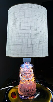 Unique and Beautiful GIN MARE 750 ml Gin Bottle Lamp