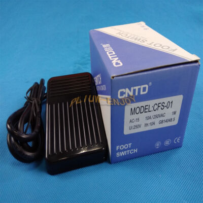 ONE NEW CFS-01 10A 250VAC Foot Switch Power Pedal FootSwitch 1NO 1NC