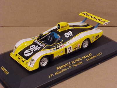 IXO #LMC042 1/43 Renault Alpine A442, 1977 LeMans, Elf #7, Jabouille & Tambay