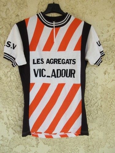 Maillot cycliste LES AGREGATS VIC ADOUR vintage shirt