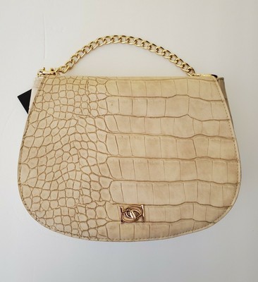 light tan purse