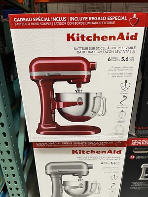 Kitchenaid 6 Quart Bowl-Lift Stand Mixer 11 Speed, Bonus