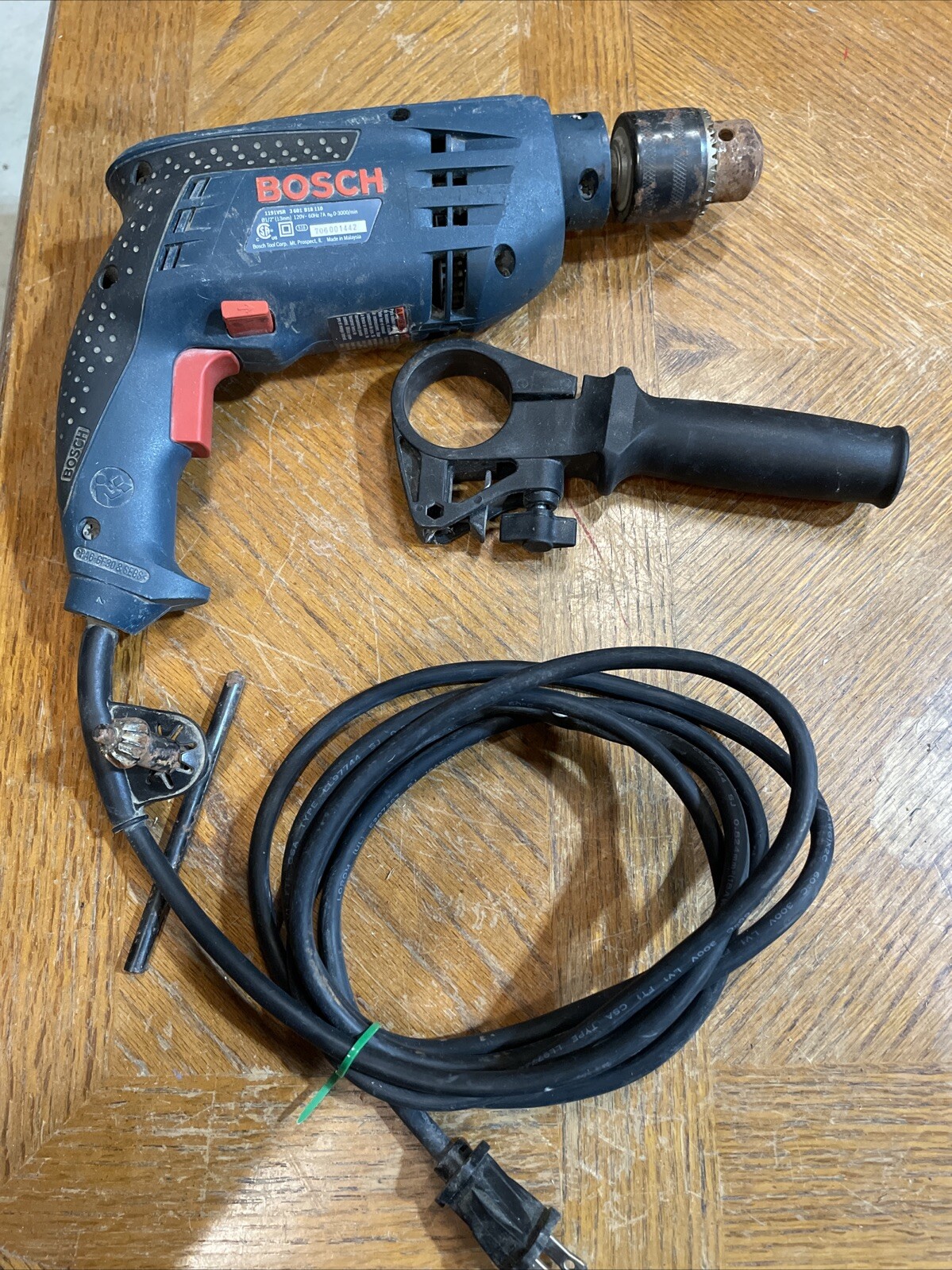 1/2” Bosch VSR, Model 1191 VSR, For Parts, Not Working