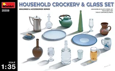 MiniArt 1/35 35559 Household Crockery & Glass Set (Buildings & Accessories)