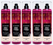 5 Bath  Body Works CHAMPAGNE IN PARIS Fragrance Mist Body Spray 8 oz