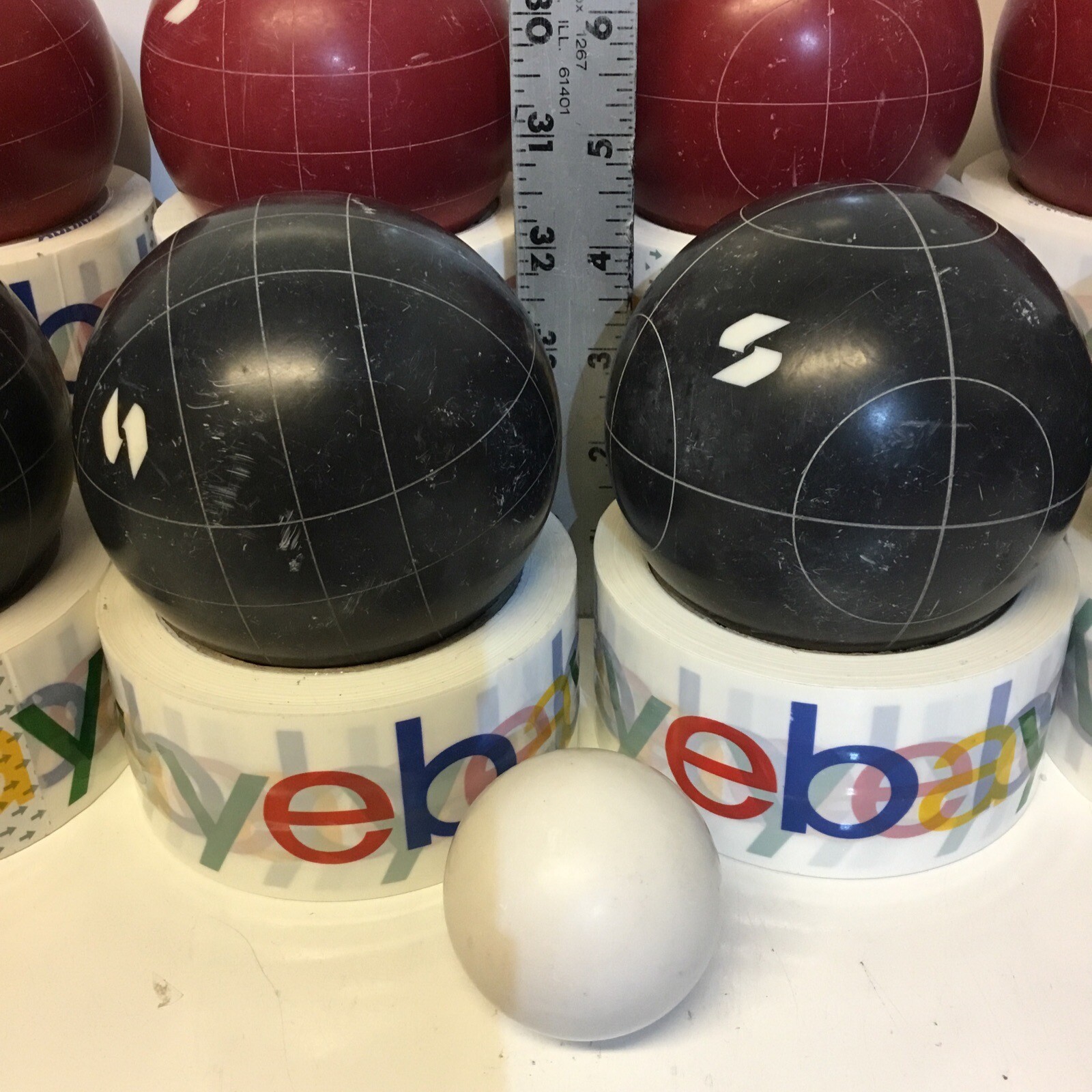 Vintage Sportcraft Bocce Ball Set with Pallino Ball eBay