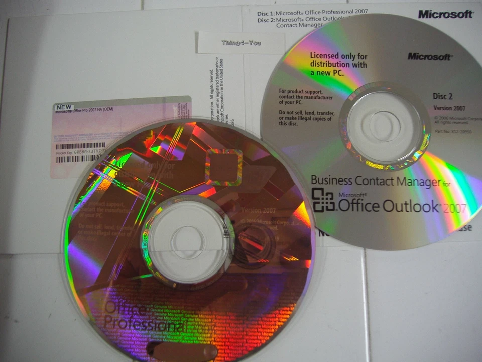 Microsoft Office 2007 Professional Full English Version MS Pro =BRAND NEW= - Image 4 of 4