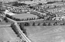 Playing field of Harrow County School for Boys Harrow 1927 England OLD PHOTO
