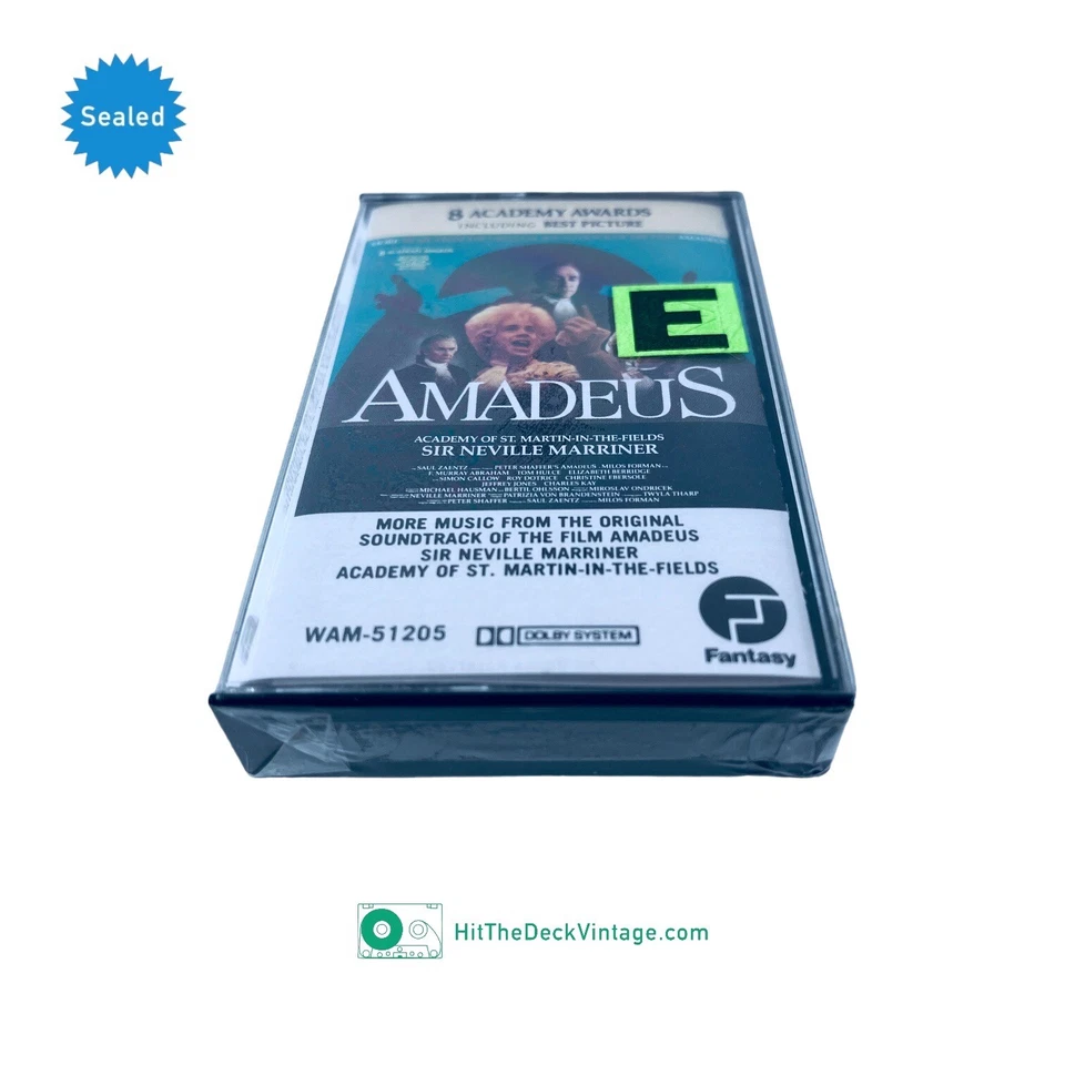 Amadeus More Music From The Original Soundtrack Cassette Tape 1985 US 1st SEALED - Image 4 of 4