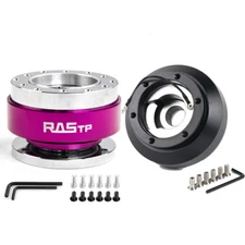 Purple Quick Release + Short Hub Adaptor 135H For 15+ Honda Civic/FIT/Acura ILX