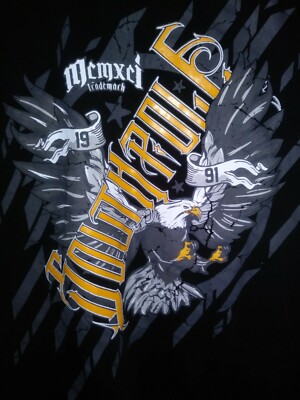 Southpole Black Shirt MCMXCI 1991 4XB Eagle Graphic Tee C65 | eBay
