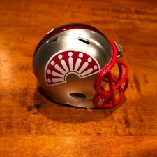 Memphis Showboats USFL custom pocket pro helmet