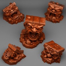 Cursed Totems-3D Printed Resin RPG/Dungeons Dragons Terrain