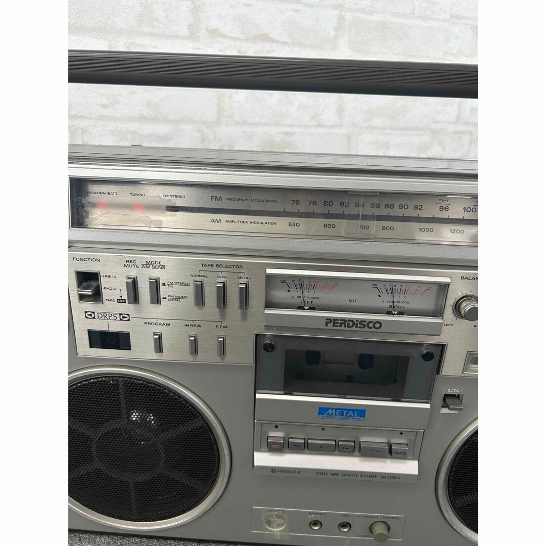 HITACHI/日立 FM/AM ステレオ カセットレコーダー ラジカセ TRK-8280