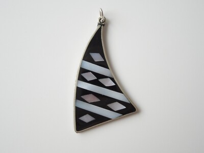 Anhänger Perlmutt Hechden Mexico 3,2 g/4,1 x 2,4 cm
