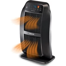 Ceramic Heater Easy to Use Space Heater with Multi-Directional Heating Black