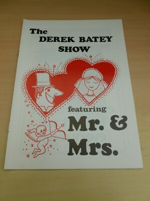 Derek Batey Mr & Mrs Andrew O'Connor Blackpool Sommershow Programm 1983