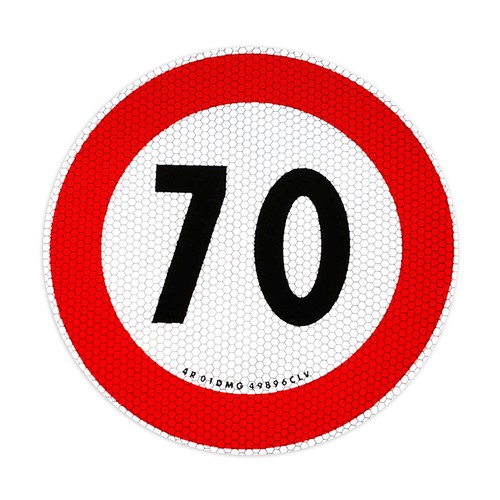 Speed Limit Sign 70 KM/H EU Approved | eBay