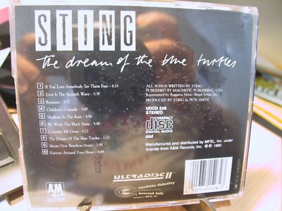 The Dream of the Blue Turtles by Sting (CD, Jan-1990, Mobile
