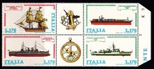 Italy 1978 Ships Complete Mint MNH Set Block SC 1326a