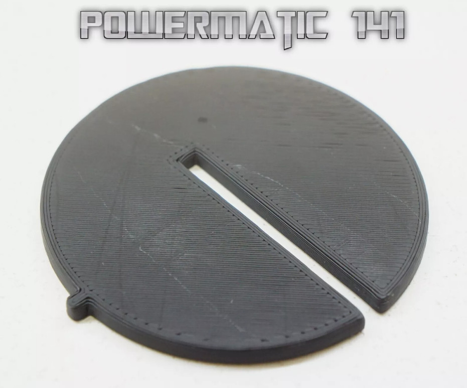 Table Insert Throat Plate For Powermatic 141 Band Saw (2.25"