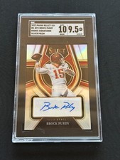 Brock Purdy 2022 Select Draft Silver Auto Autograph RC Iowa State 49ers SGC 9.5