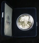 1996 PROOF AMERICAN SILVER EAGLE IN ORIGINAL GOVERNMENT PACKAGING WITH COA