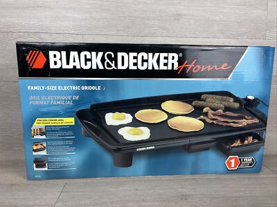 Black & Decker Family Size Electric Griddle Non-Stick GR100