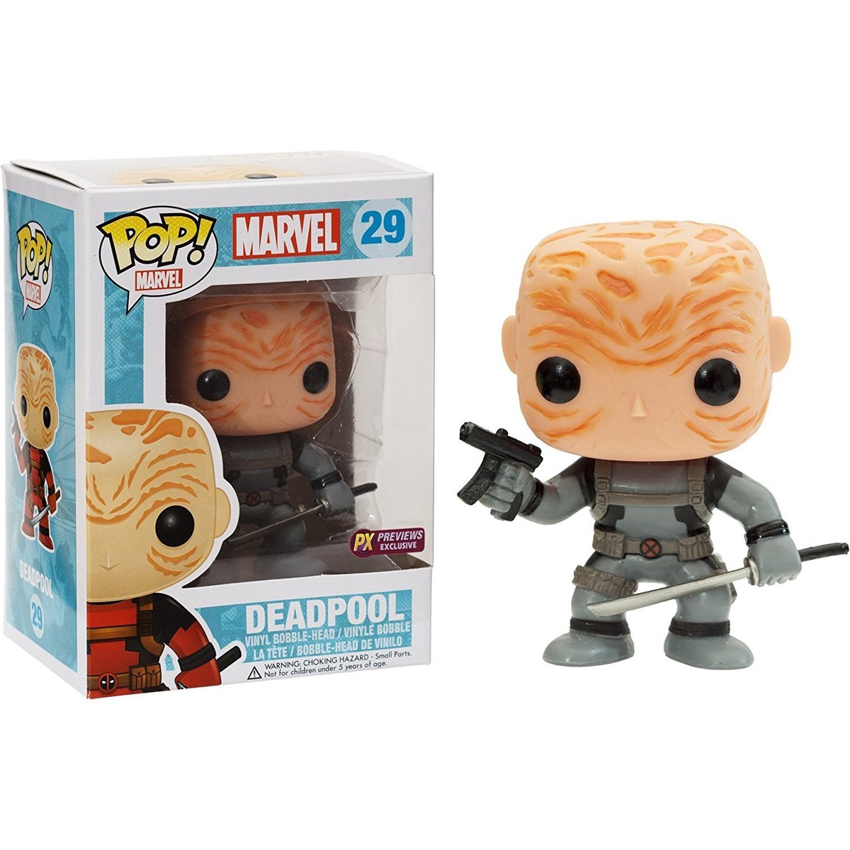 Pop! Marvel Unmasked Deadpool Previews Exclusive #29 Vinyl Figure 