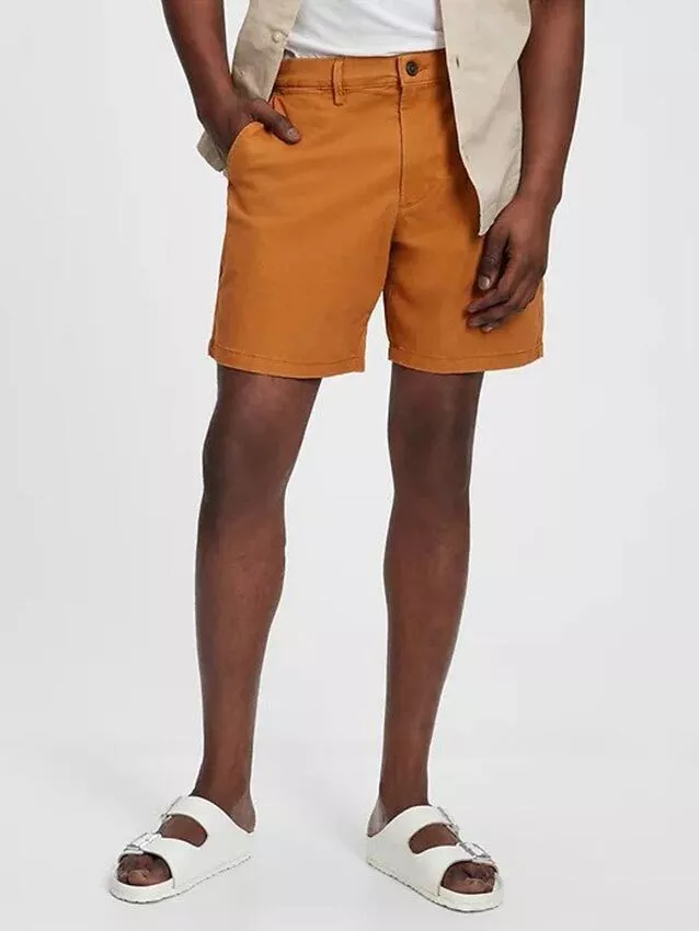 Gap mens khaki shorts cheap