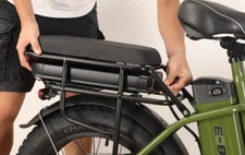 E-bike Battery rearseat back up battary assistant 36V/14AH battery only for ours