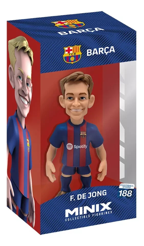 DE JONG - FC BARCELONA - Minix FIGURE - 12 Centimeters + BOX