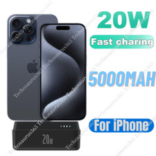 5000Mah Portable Mini Charger Charger PD 20W Fast Charging Power For iPhone iPad