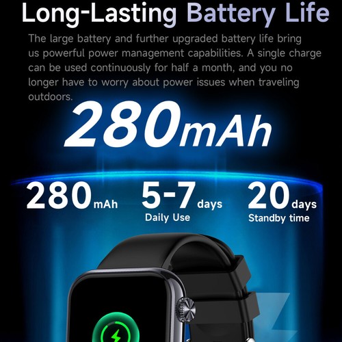 2025 Smart Watch For Men/Women, Bluetooth Smartwatch Waterproof iPhone Samsung - Picture 18 of 25