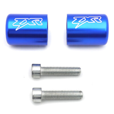 Blue Hand Bar Ends for Kawasaki ZX14 06-12 /Ninja ZX12R 00-05 | eBay