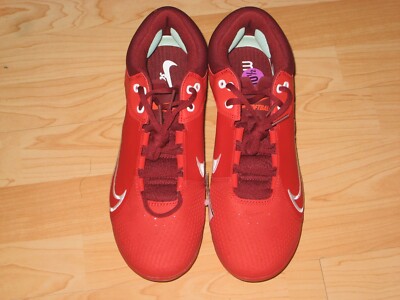 Nike Hyperdiamond 4 Elite Womens Softball Cleats Red CZ5917-616 Size 10.5 NO BOX