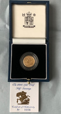 1990 Half Proof  Gold Sovereign