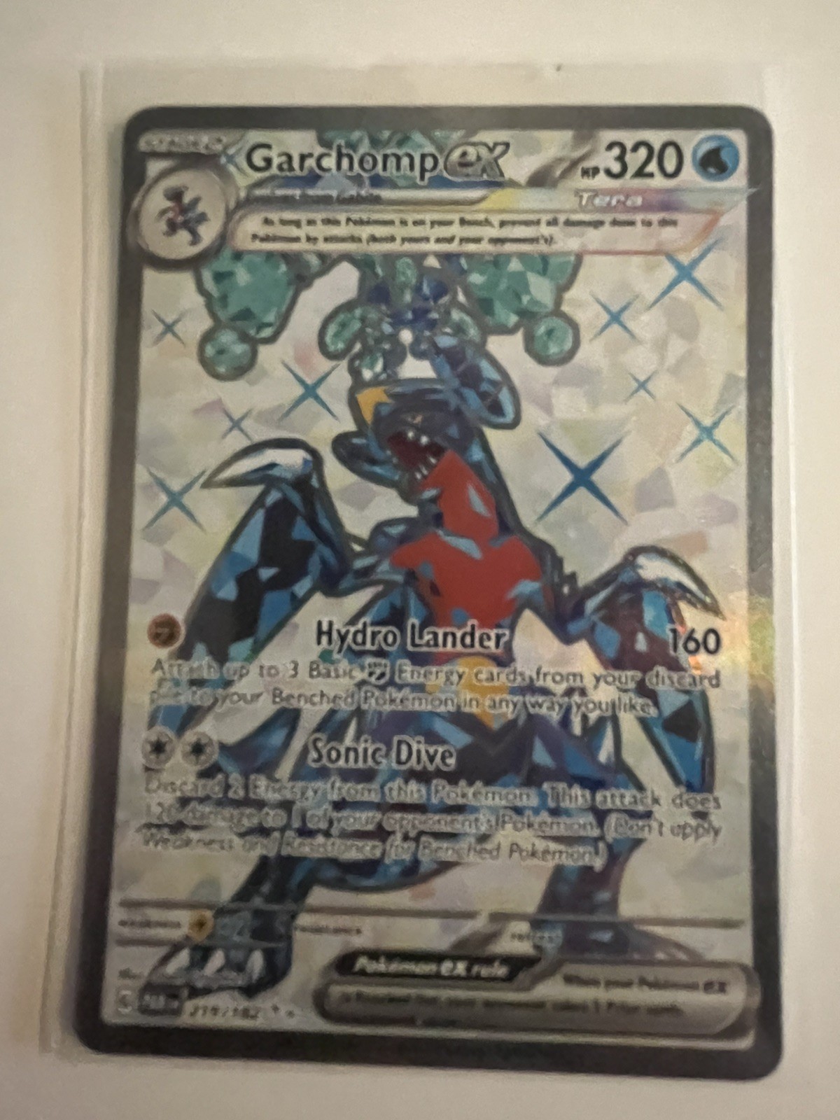 Garchomp ex 219/182 Ultra Rare Holo Near Mint Condition Paradox Rift