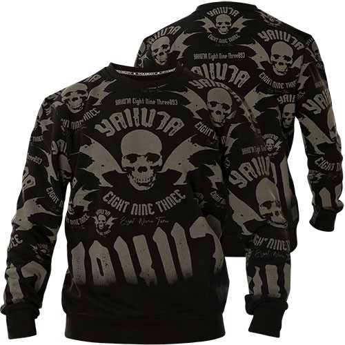 Толстовка YAKUZA Sweatshirts Metal System Allover PB-20017 Черные толстовки Schwarz 8990₽